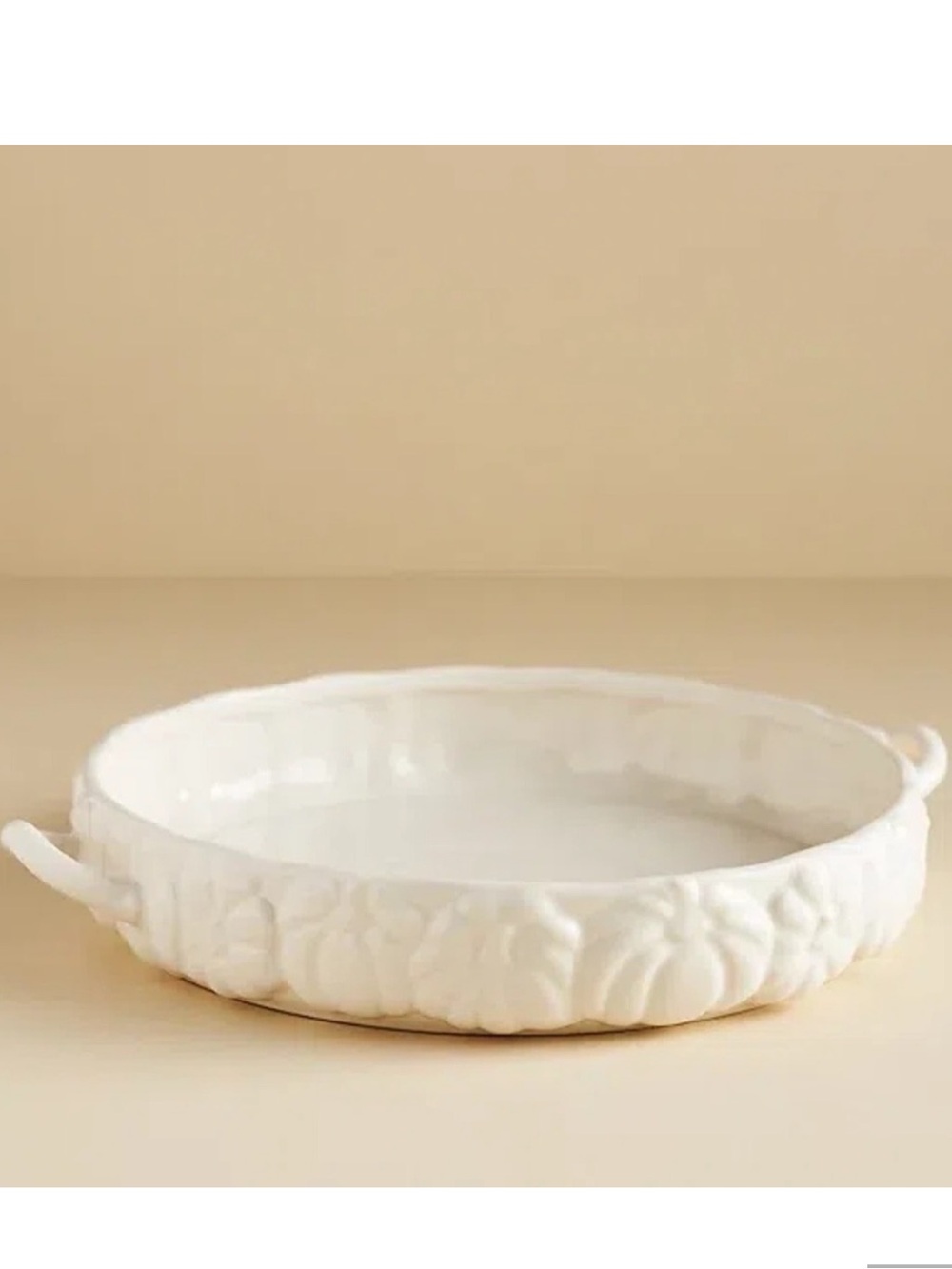 ANTHROPOLOGIE Cindy Pumpkin Baking Dish NEW